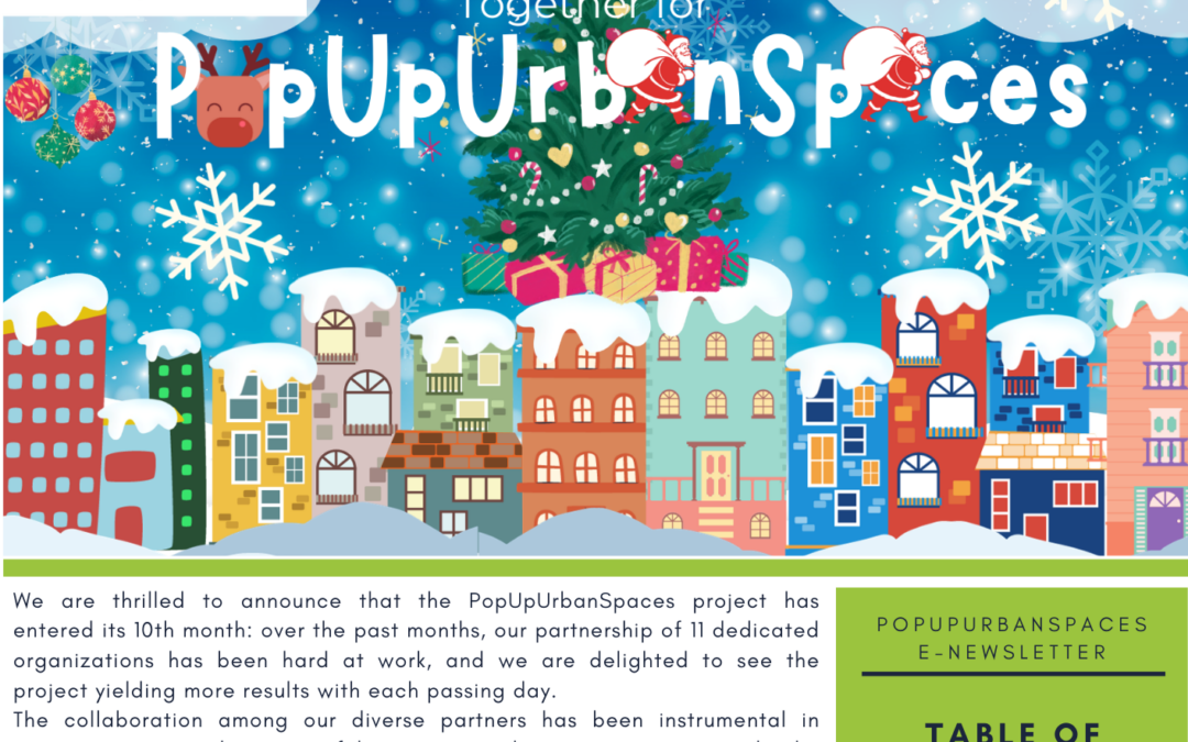 PopUpUrbanSpaces eNewsletter Issue2 is available