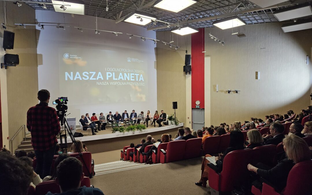 Talk about agriculture and climate change during the debate “Our Planet – Our Common Future”