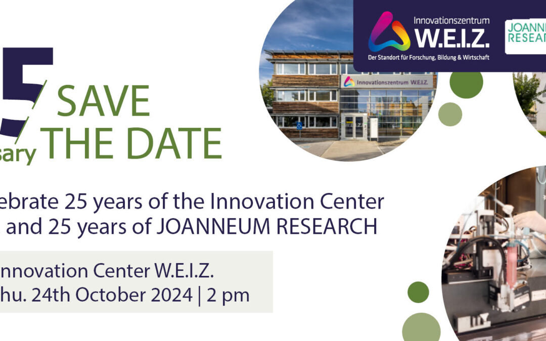 Save the Date – 25 years of the Innovation Center W.E.I.Z