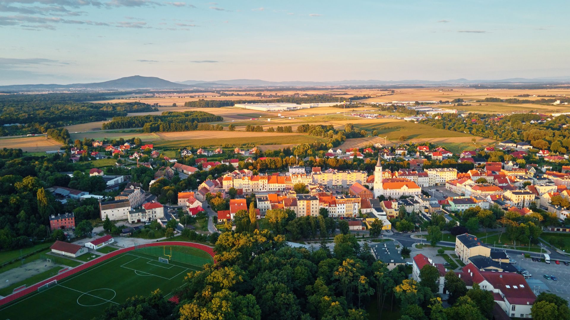 Small town in Central Europe