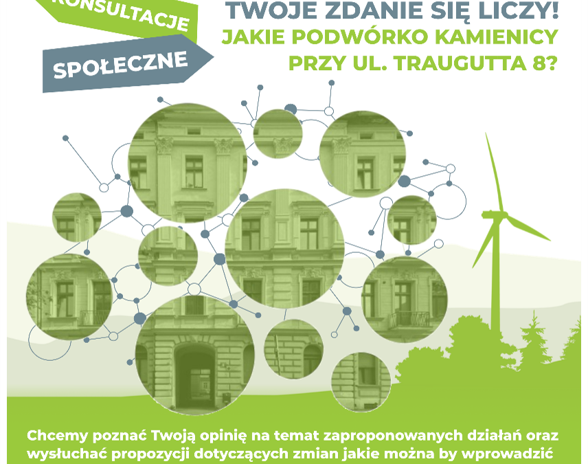 Public Consultations on the Revitalization of the Courtyard at Traugutta 8 in Łódź