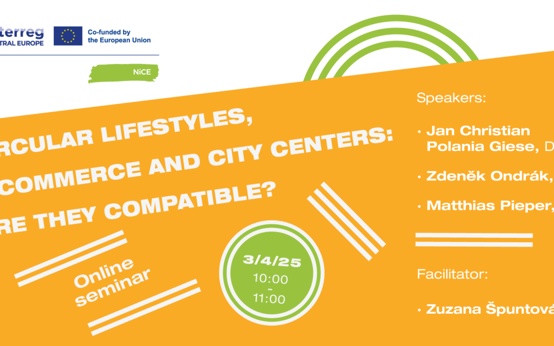 NiCE Online Seminar #4: Circular Lifestyles, E-commerce and City centers: Are they compatible?